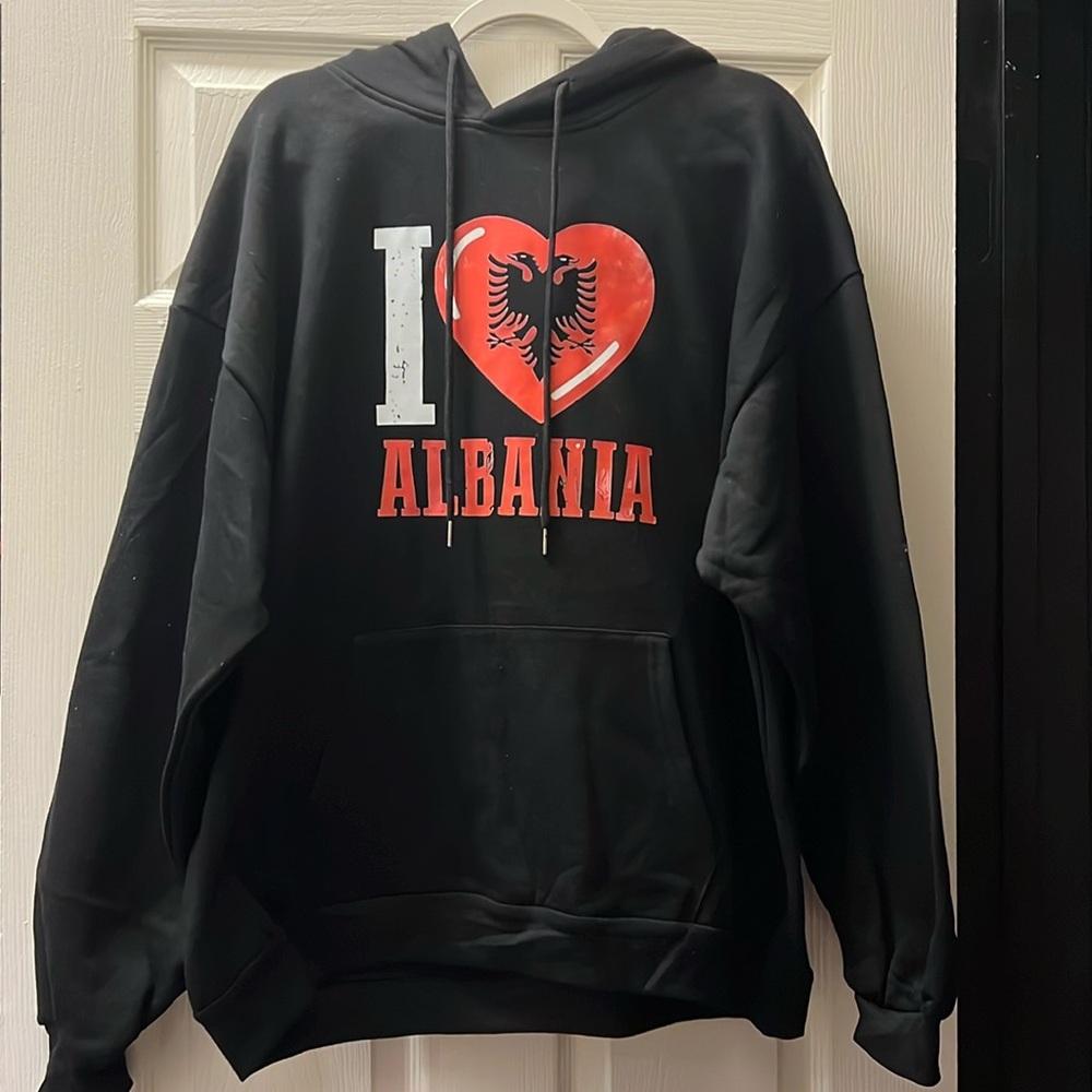 New Black Hooded sweatshirt